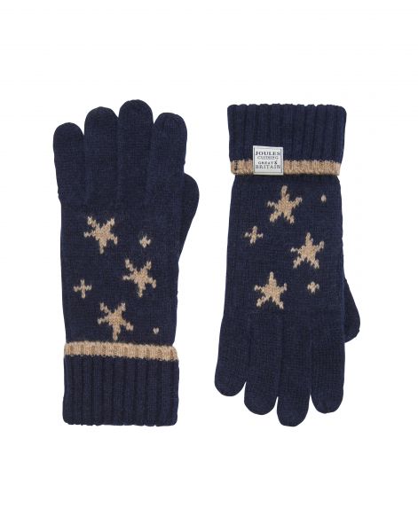 Saffy Intarsien- Handschuhe